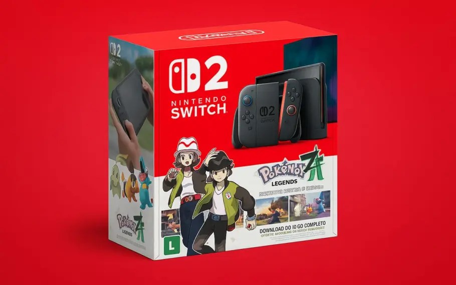 Nintendo Switch 2 Terá Bundle com Pokémon Legends: Z-A no&nbsp;Lançamento
