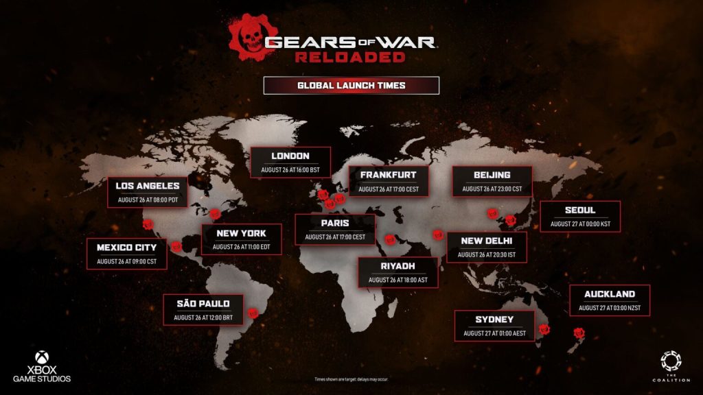 Gears of War: Reloaded Tem Horário de Lançamento no Brasil&nbsp;Revelado