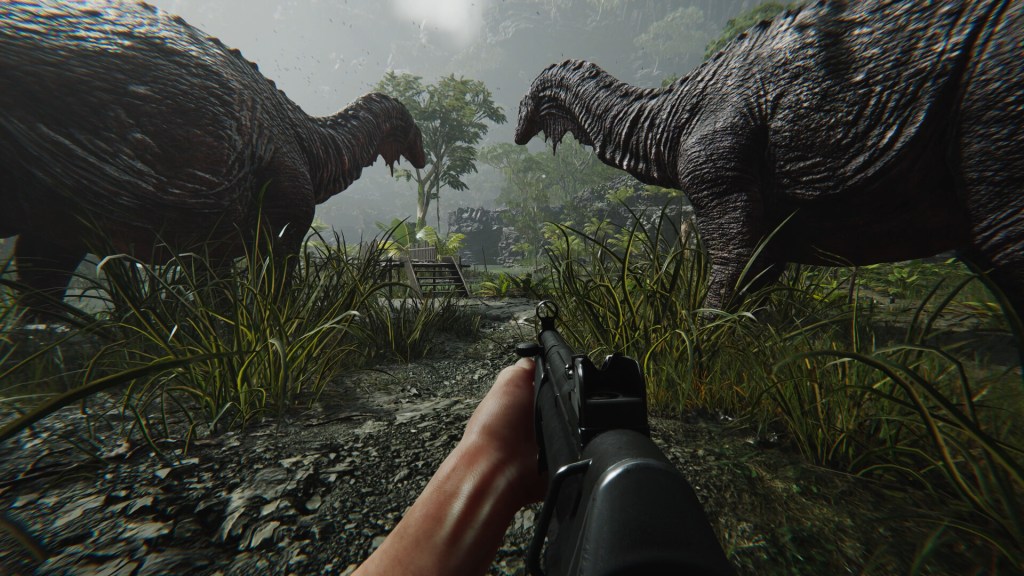 FEROCIOUS, FPS de Sobrevivência com Dinossauros, Chega no Inverno e Ganha Novo&nbsp;Trailer