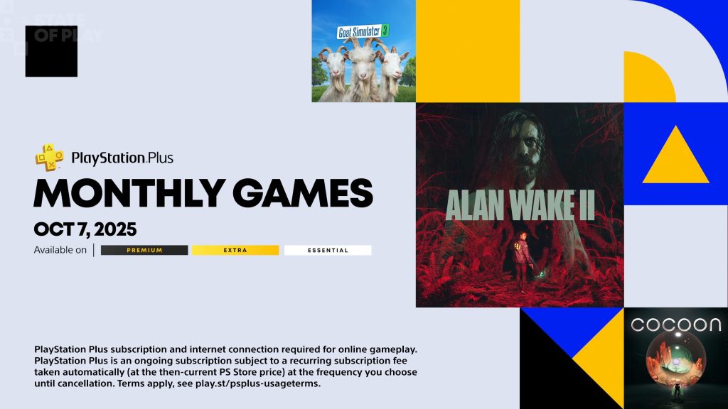 Sony revela um mês gigante para a PS Plus com Alan Wake 2, The Last of Us Part II e clássicos como Tekken&nbsp;3