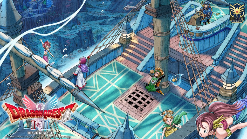 Remake de Dragon Quest I & II HD-2D detalha o Fundo do Mar, sua nova área&nbsp;explorável
