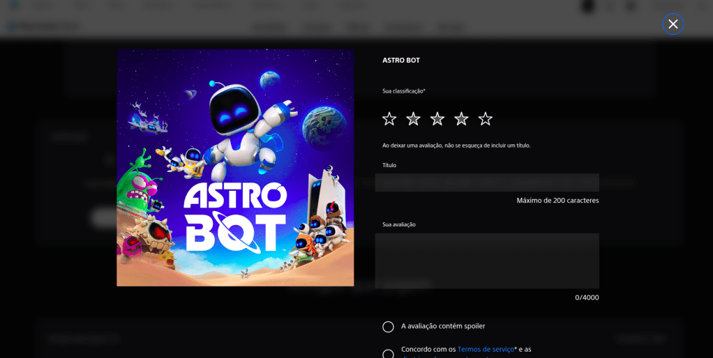 PlayStation Store agora permite que jogadores escrevam reviews completos de jogos, no estilo do&nbsp;Steam