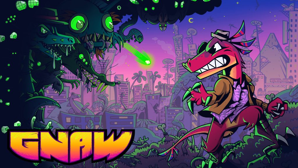 GNAW é anunciado como um metroidvania pré-apocalíptico estrelado por um dinossauro com&nbsp;superpoderes