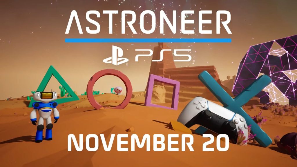 Astroneer chega ao PS5 em 20 de novembro com 4K nativo, 60 FPS e upgrade&nbsp;gratuito