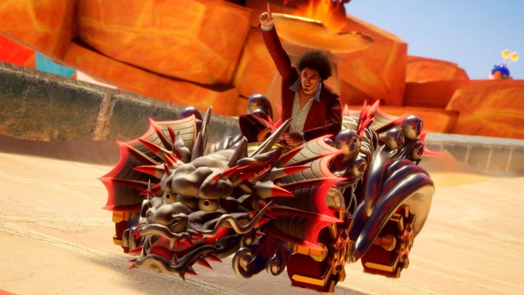 Ichiban chega gratuitamente a Sonic Racing: CrossWorlds em 6 de&nbsp;novembro