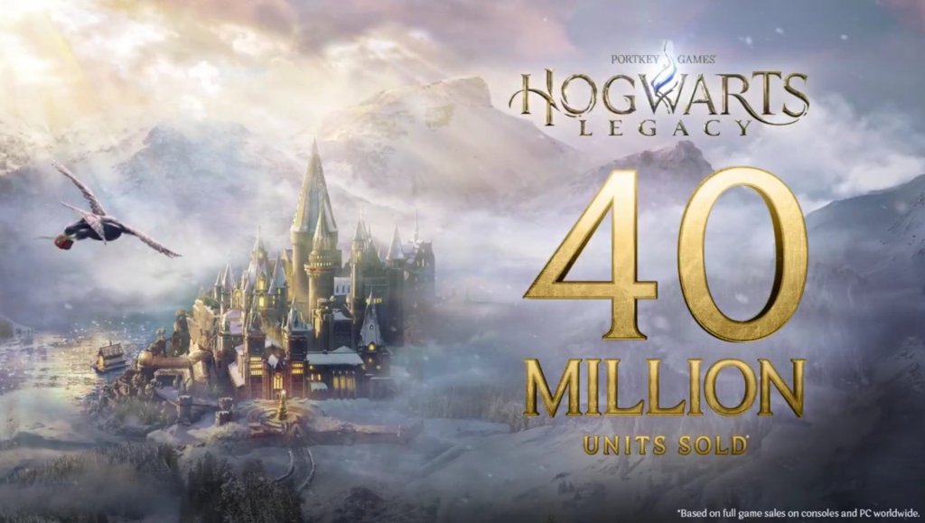 Hogwarts Legacy supera 40 milhões de unidades vendidas&nbsp;mundialmente
