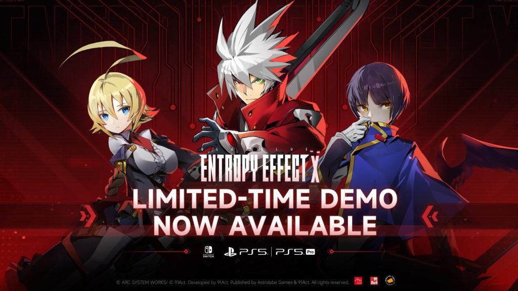 Demo de BlazBlue: Entropy Effect X já está disponível para PS5 e&nbsp;Switch