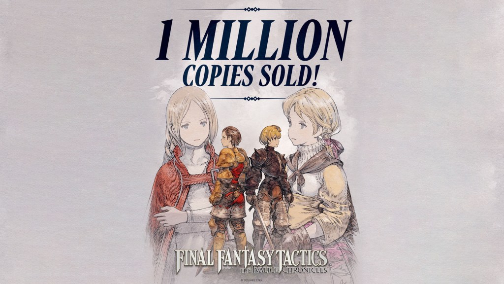 Final Fantasy Tactics: The Ivalice Chronicles ultrapassa 1 milhão de cópias&nbsp;vendidas