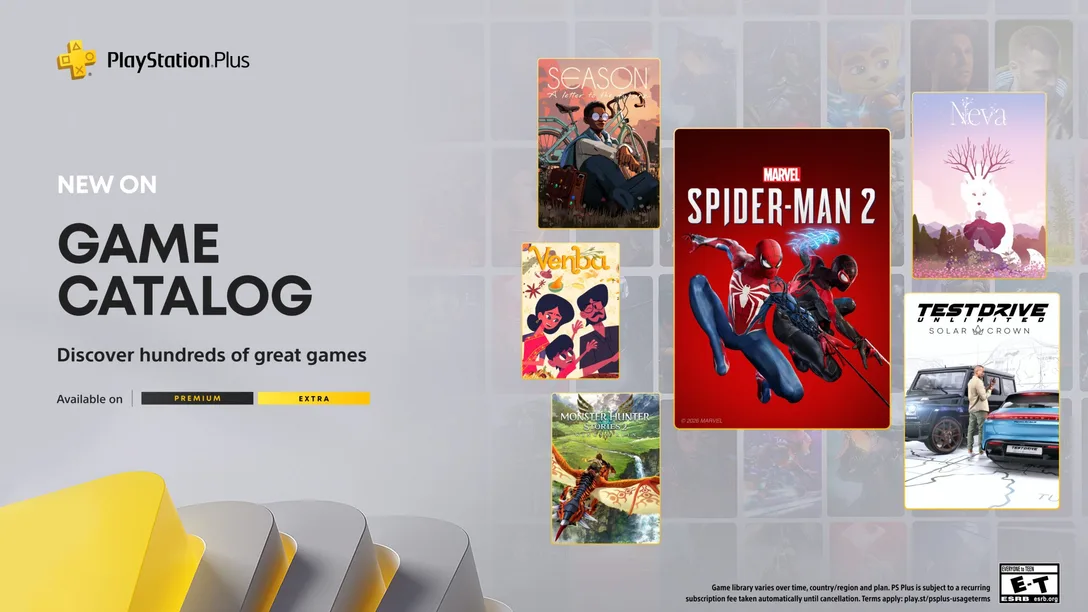 PlayStation Plus de fevereiro é revelada: Marvel’s Spider-Man 2 e Test Drive Unlimited Solar Crown lideram a lista