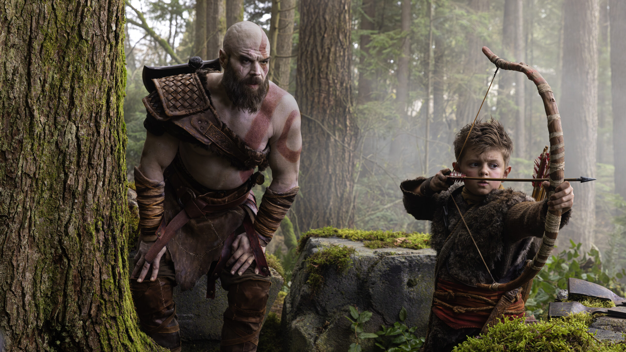 Primeira imagem de Kratos e Atreus na série de God of War é revelada