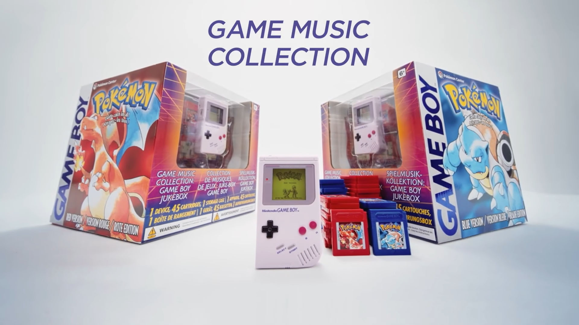 Pokemon Game Music Collection é lançado como uma jukebox com visual de Game Boy