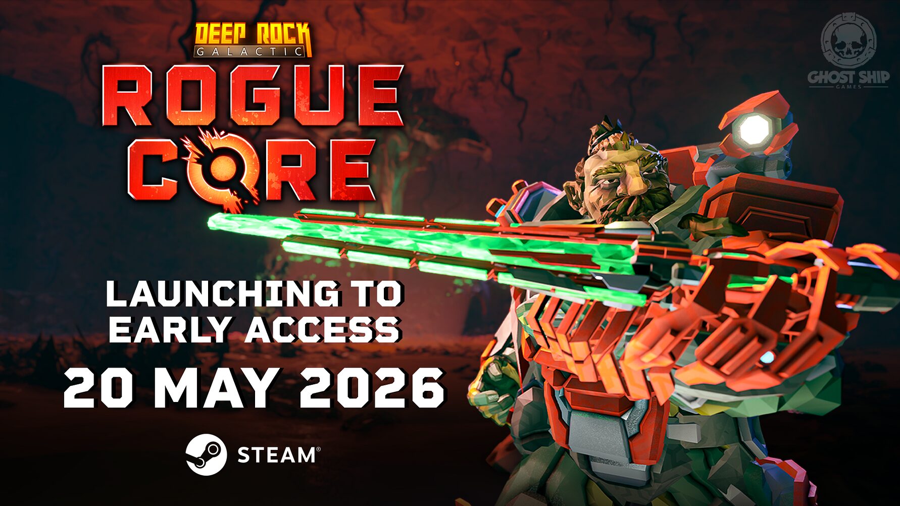 Deep Rock Galactic: Rogue Core chega em acesso antecipado no dia 20 de maio