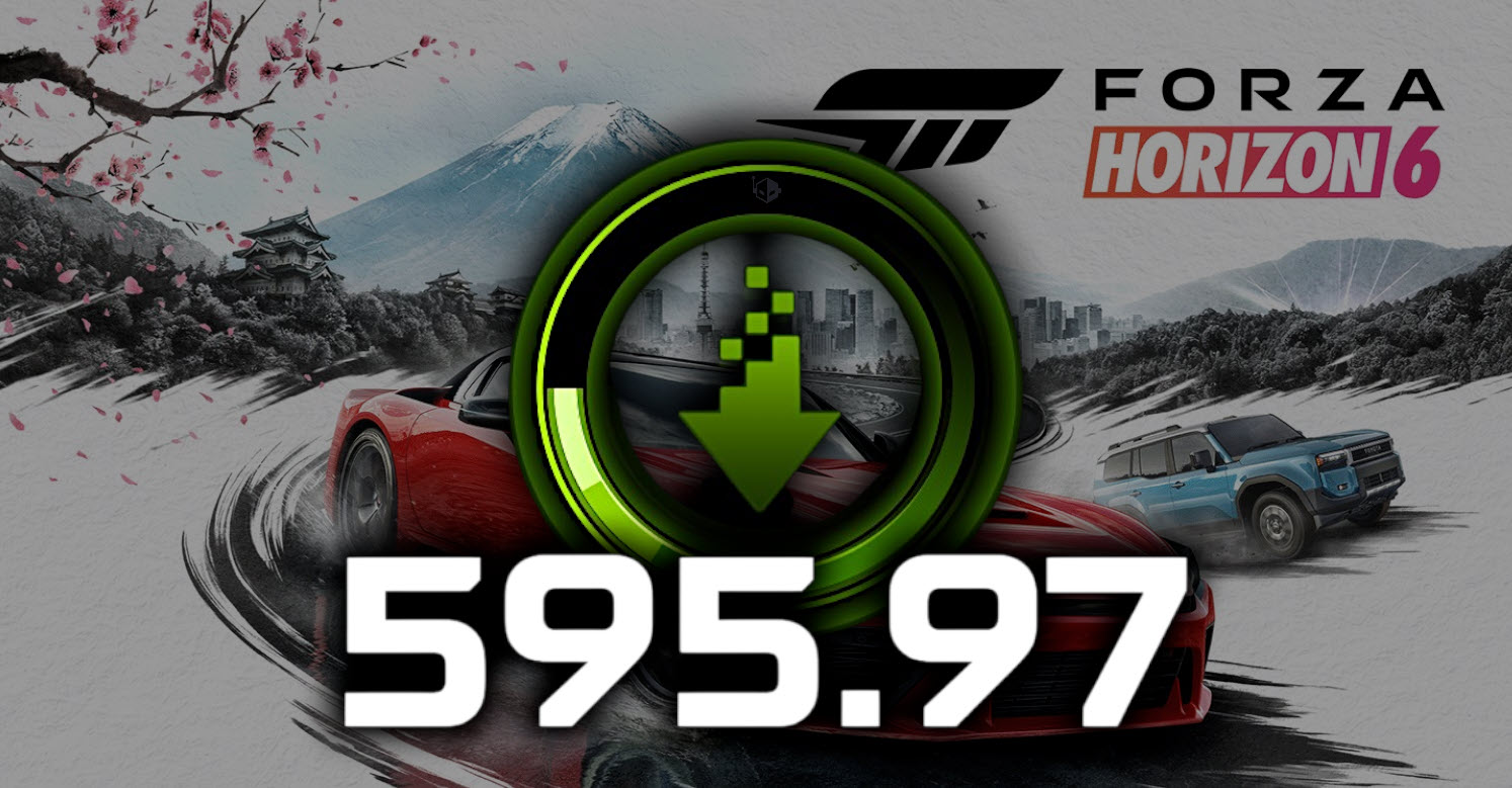 NVIDIA lançou o driver GeForce Game Ready 595.97 com suporte ao Forza Horizon 6