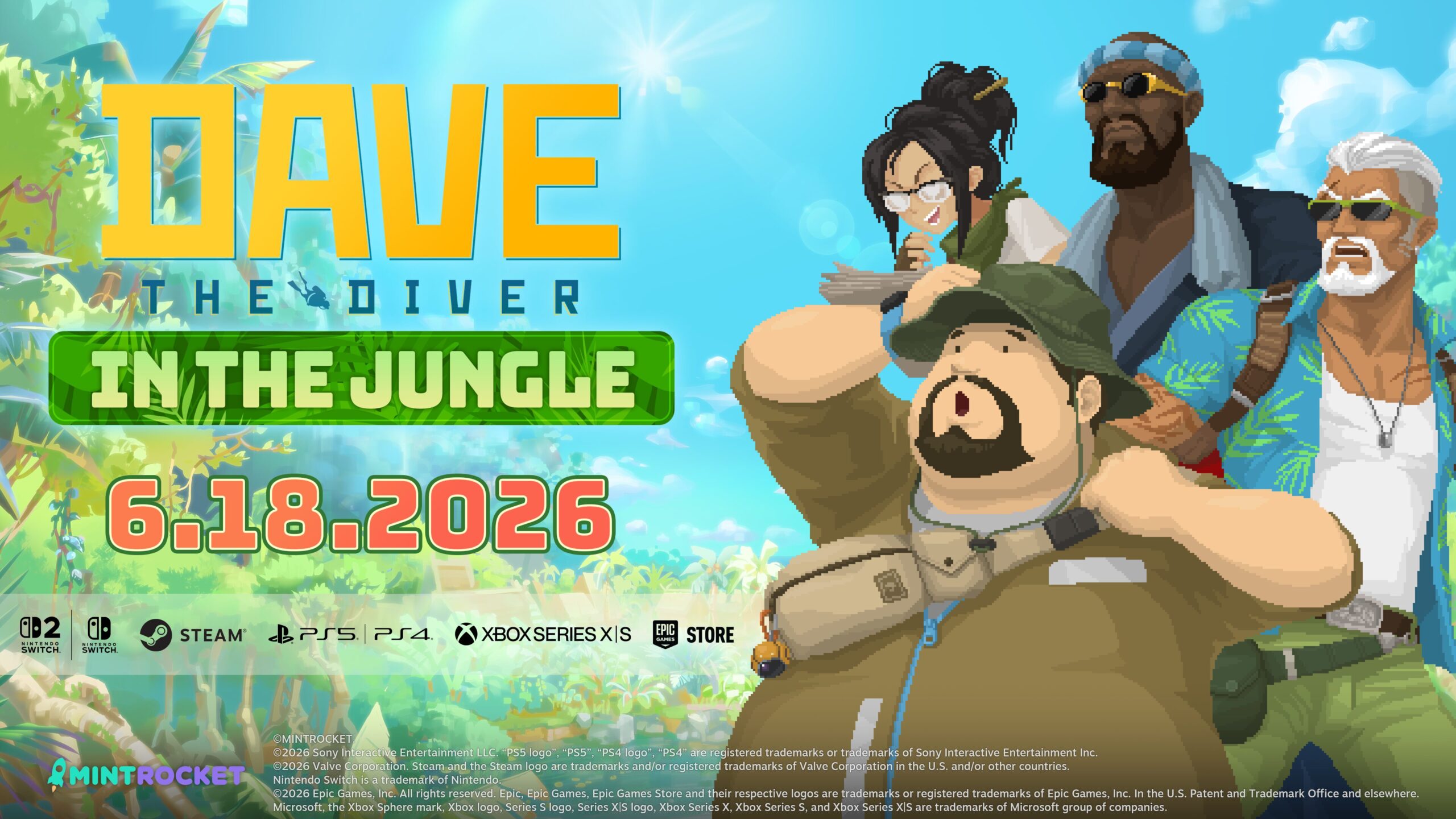 DAVE THE DIVER DLC In the Jungle chega em 18 de Junho