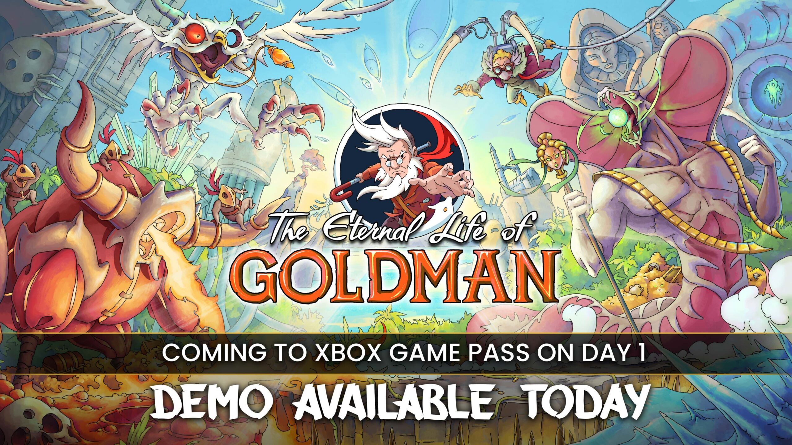 The Eternal Life of Goldman recebe demo no Xbox Series e é confirmado no Game Pass