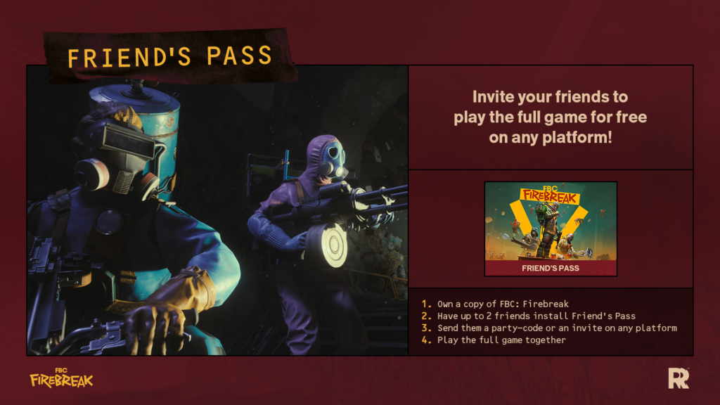 fbc firebreak friends pass