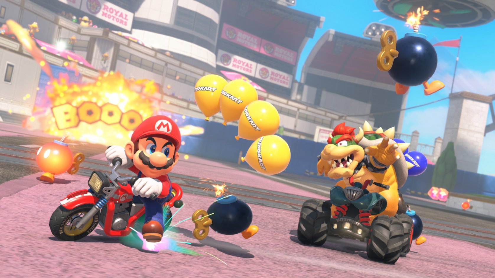 Mario Kart World recebe atualização com modo Bob-omb Blast