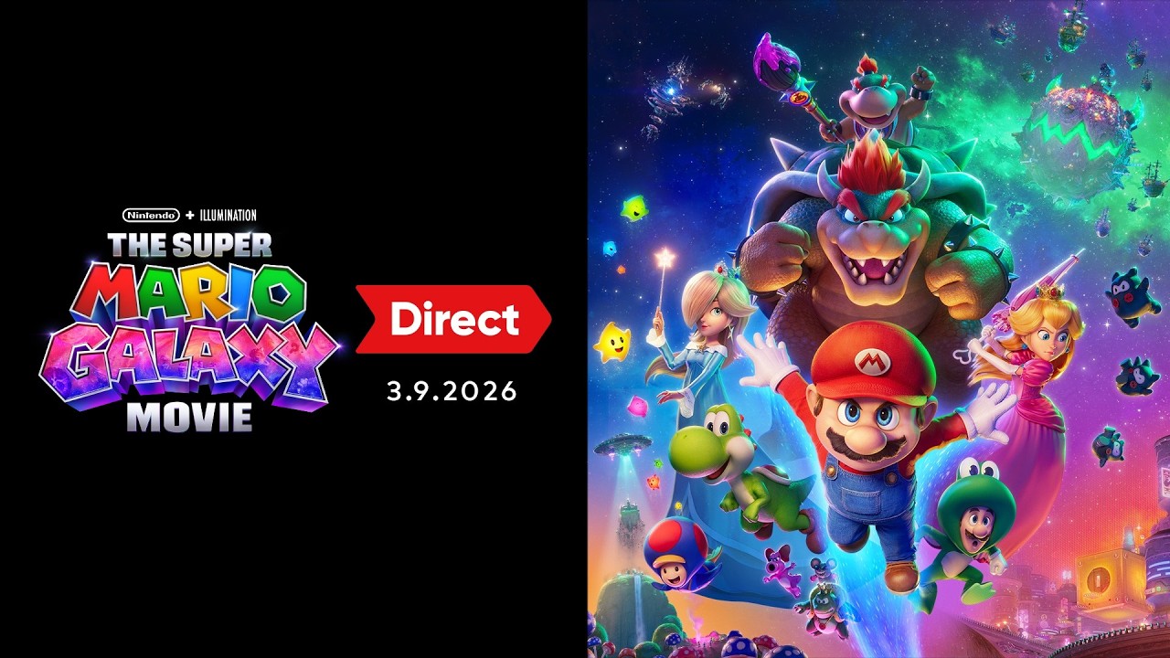 Nintendo anuncia nova Direct de Super Mario Galaxy: O Filme para 9 de março