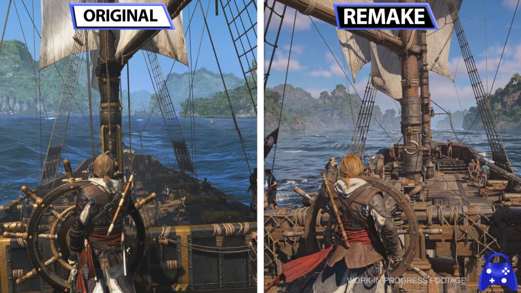 Vídeo compara Assassin’s Creed: Black Flag Resynced com o original