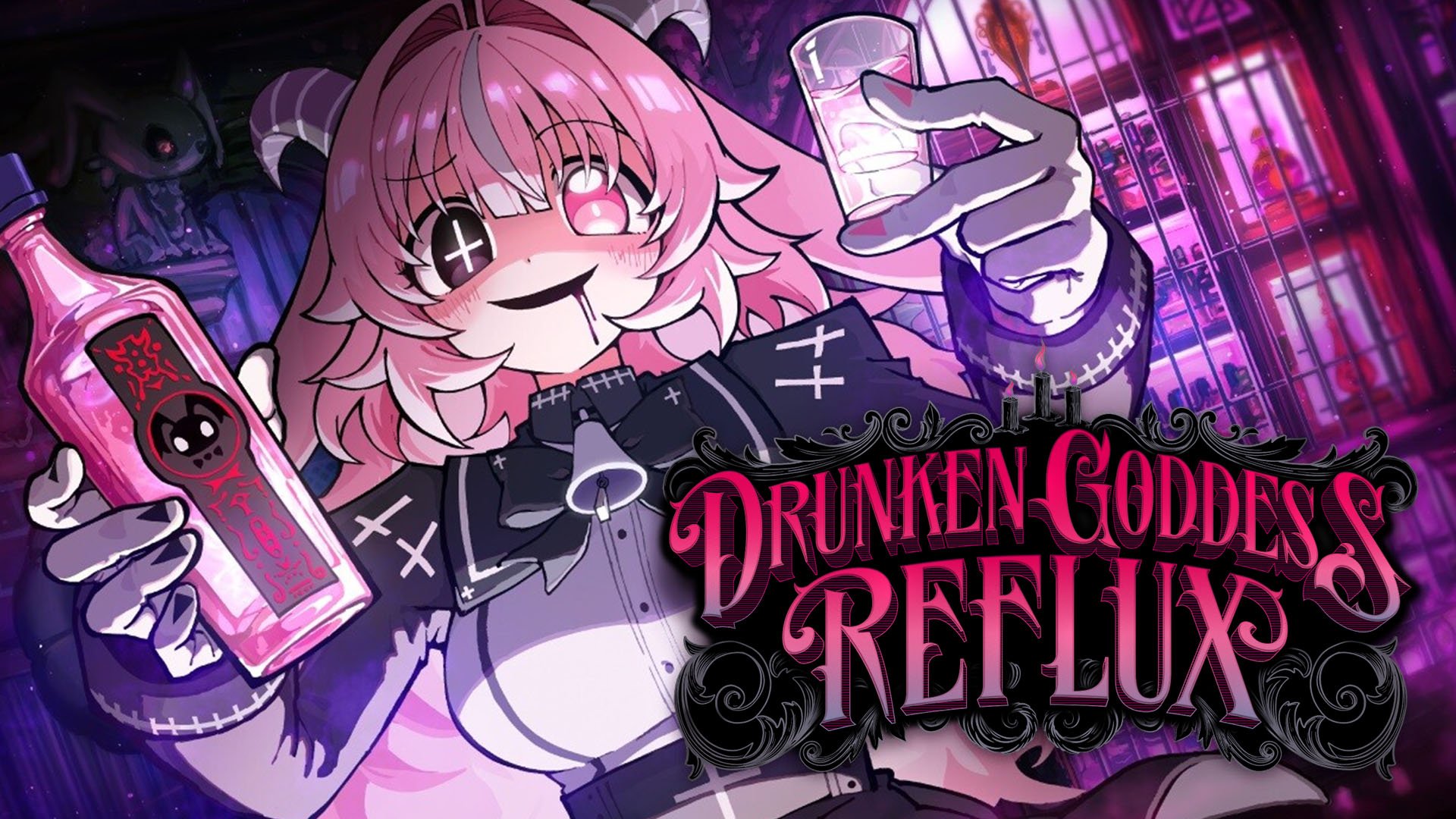 Alliance Arts anuncia Drunken Goddess Reflux, jogo de roleta russa demoníaca para PC