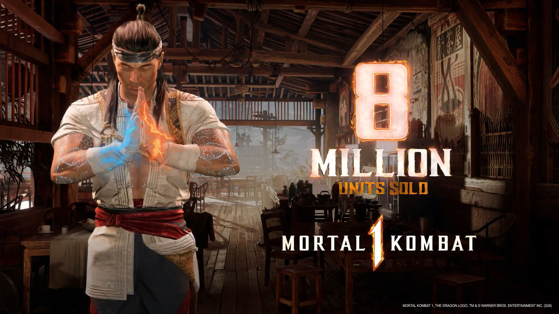 Mortal Kombat 1 ultrapassa a marca de 8 milhões de cópias vendidas