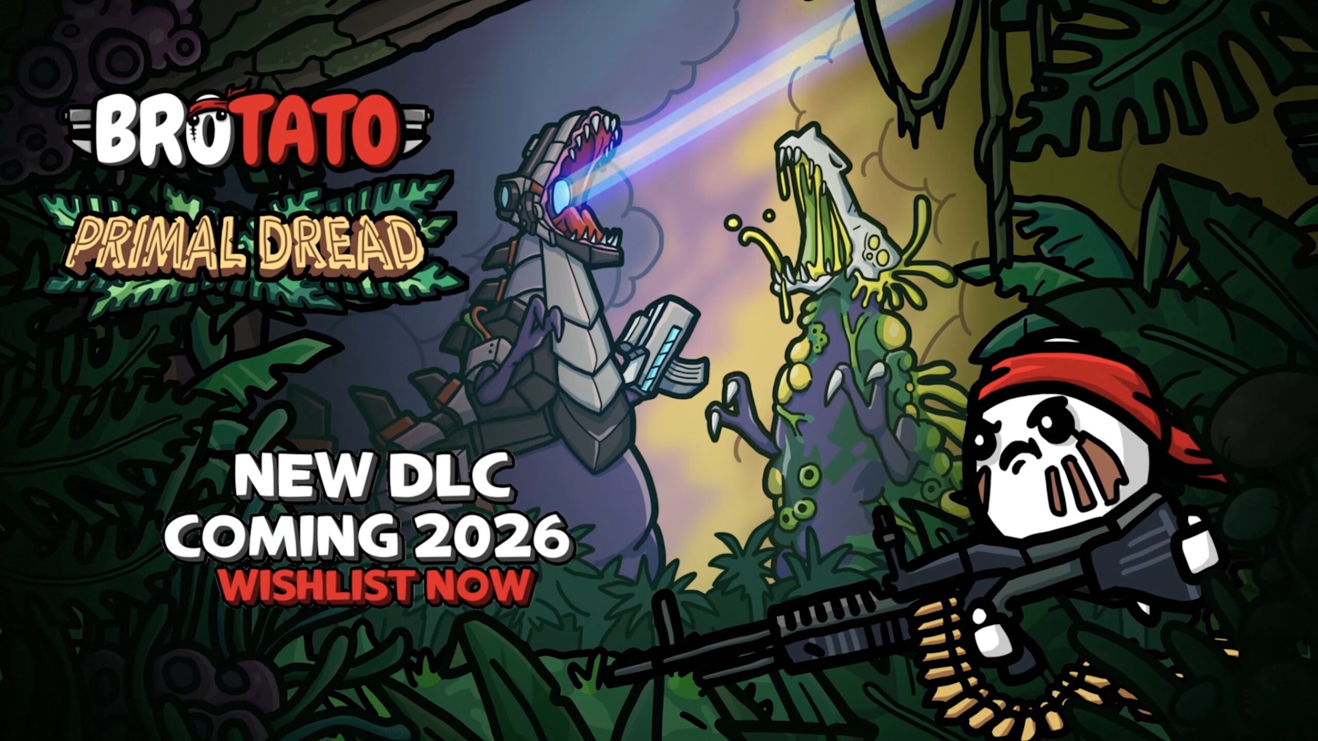 Brotato receberá a DLC Primal Dread no verão