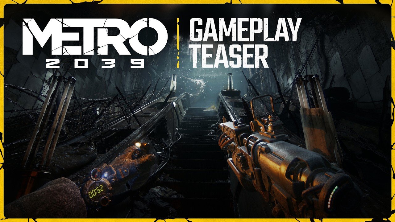Metro 2039 recebe novo teaser focado em sua gameplay