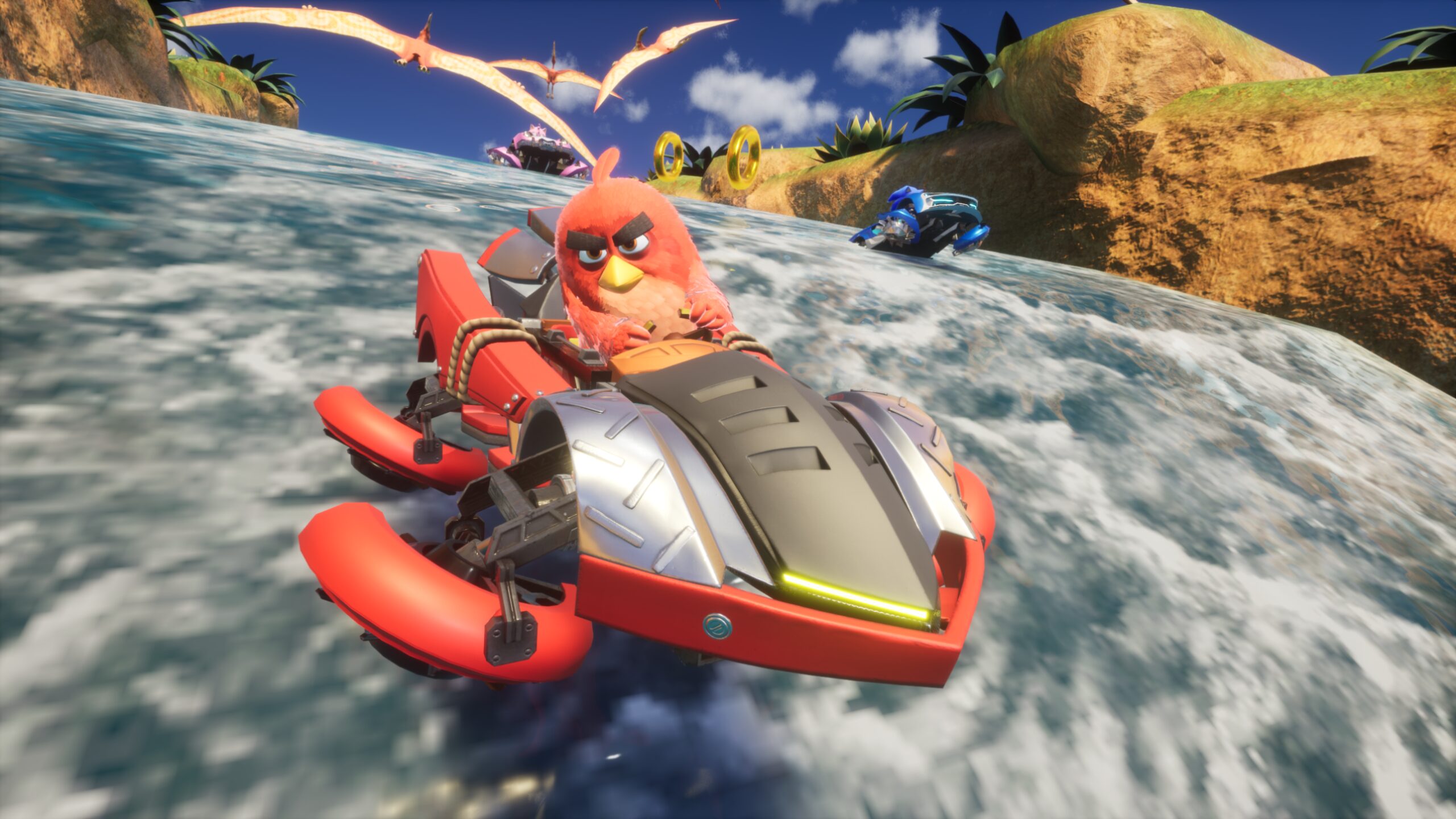 Sonic Racing: CrossWorlds recebe conteúdo de Angry Birds