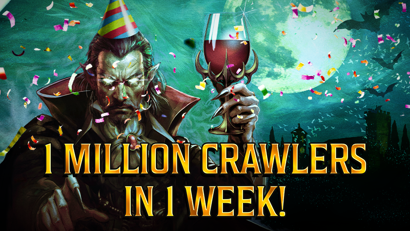 Vampire Crawlers ultrapassa 1 milhão de jogadores na primeira semana