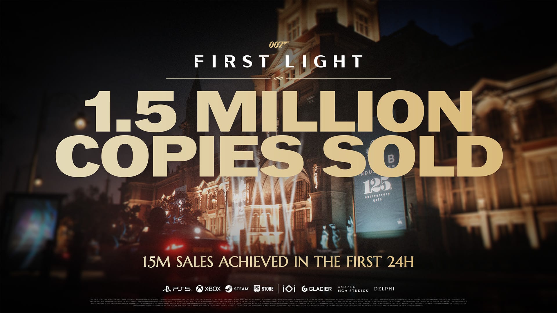 007 First Light ultrapassa 1,5 milhão de cópias vendidas em 24 horas