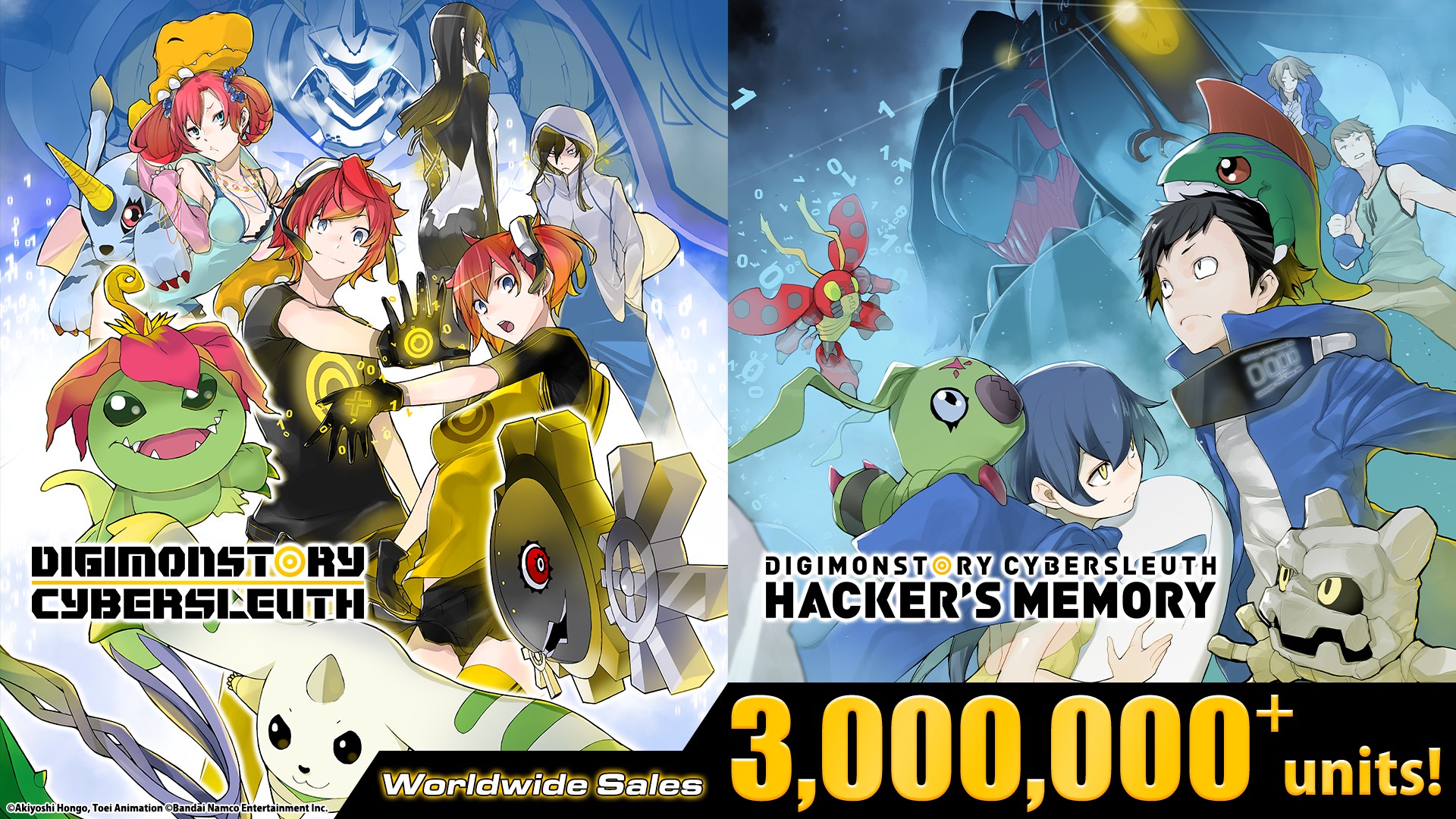 Série Digimon Story: Cyber Sleuth atinge 3 milhões de cópias vendidas