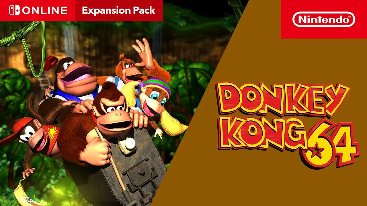 Donkey Kong 64 de Nintendo 64 chega ao Nintendo Classics em 3 de Junho