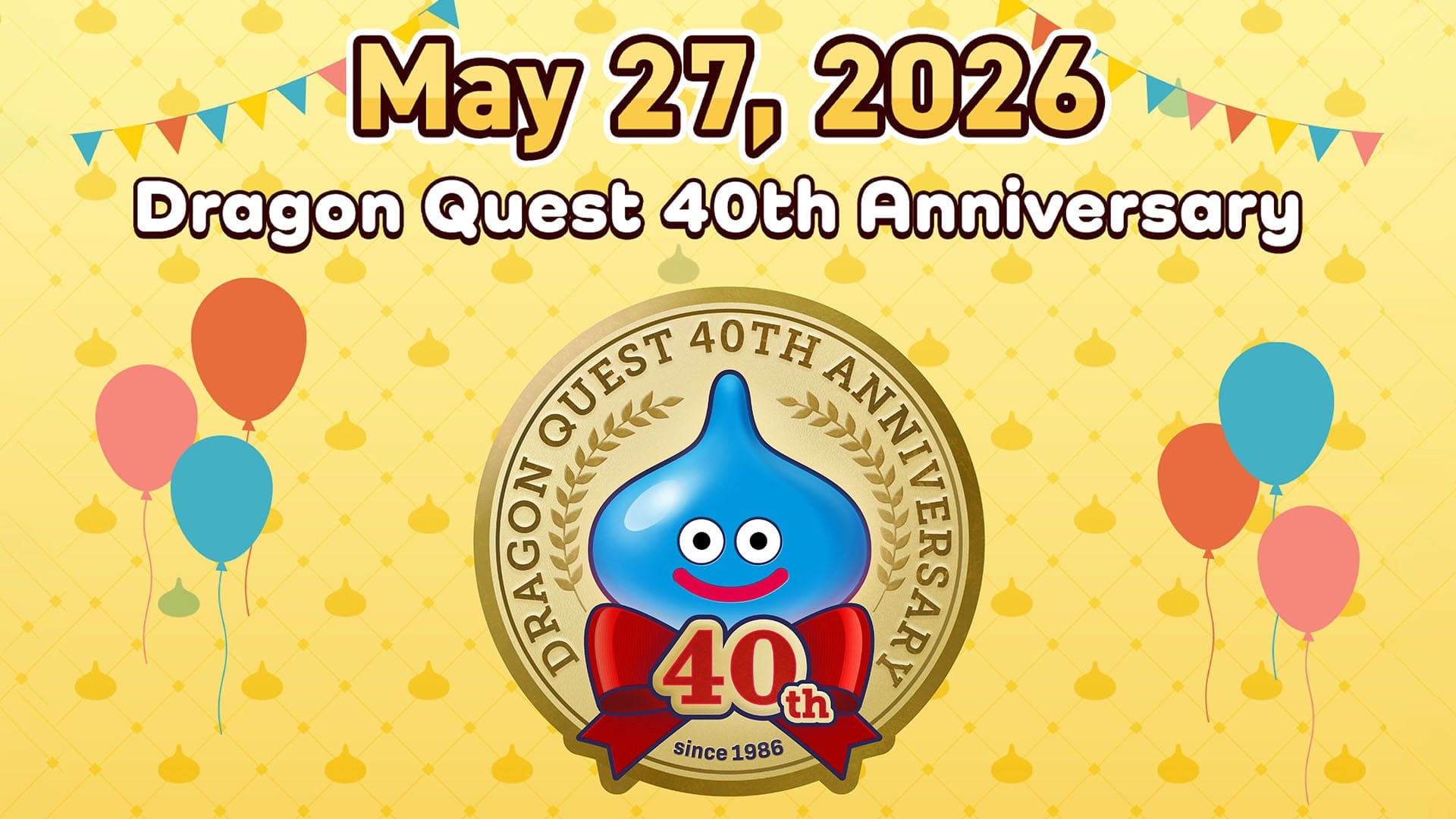 Transmissão de 40 anos de Dragon Quest é agendada para 27 de maio