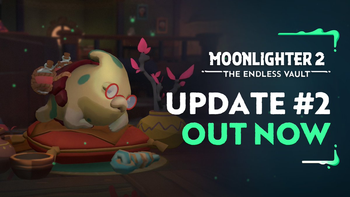 Moonlighter 2: The Endless Vault recebe a atualização ‘Blob-Life Balance’