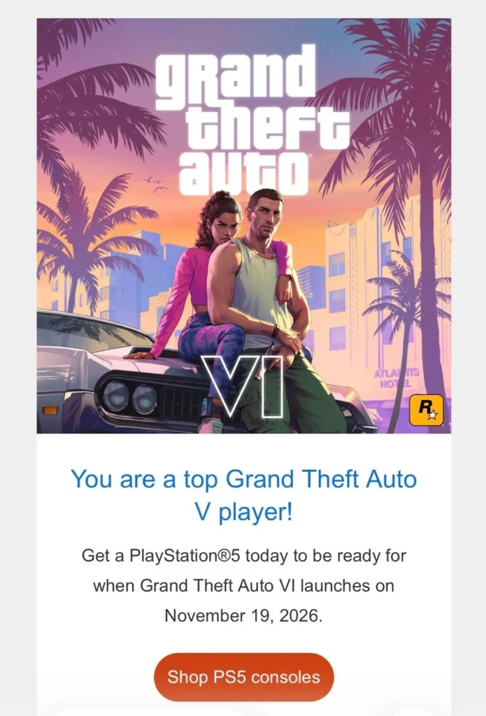 sony gta 6