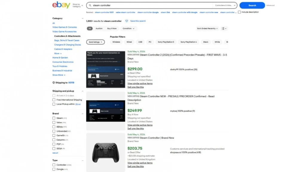 steam controller ebay