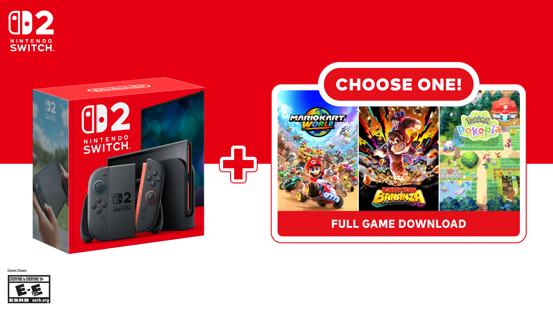 Nintendo anuncia bundle “Choose Your Game” para o Switch 2