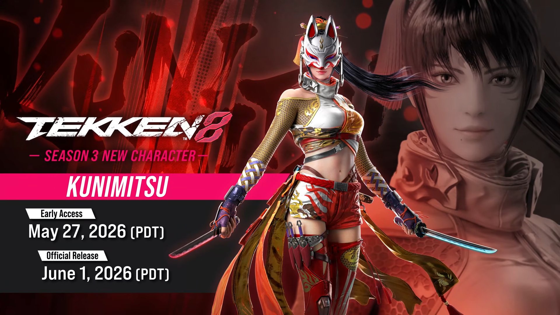 Tekken 8: Kunimitsu é confirmada como nova lutadora DLC