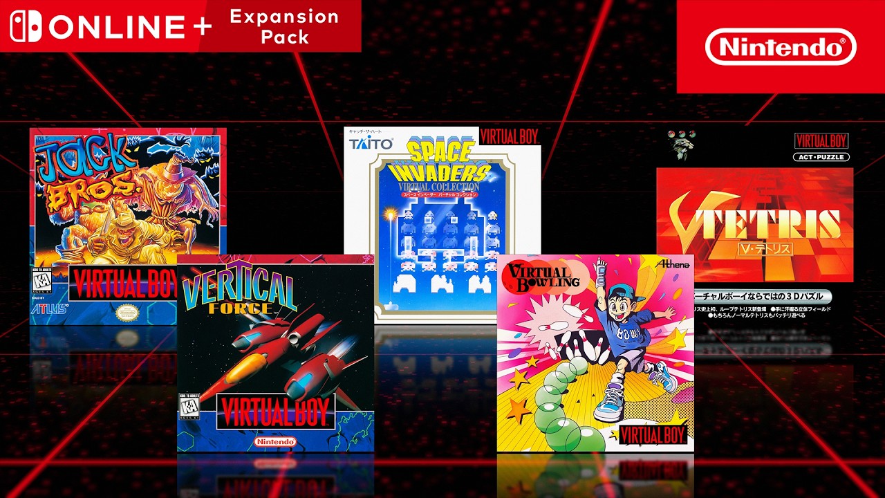 Virtual Boy – Nintendo Classics recebe V-Tetris, Jack Bros. e mais três jogos