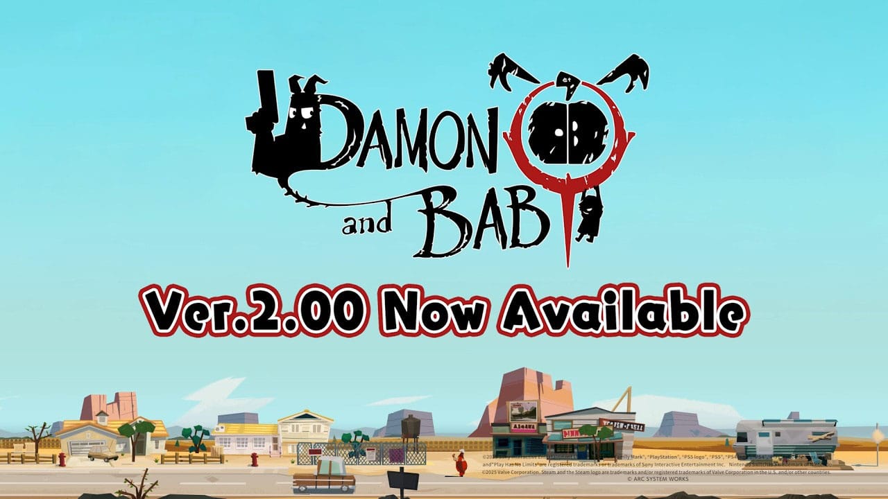Atualização 2.0 de DAMON and BABY já está disponível