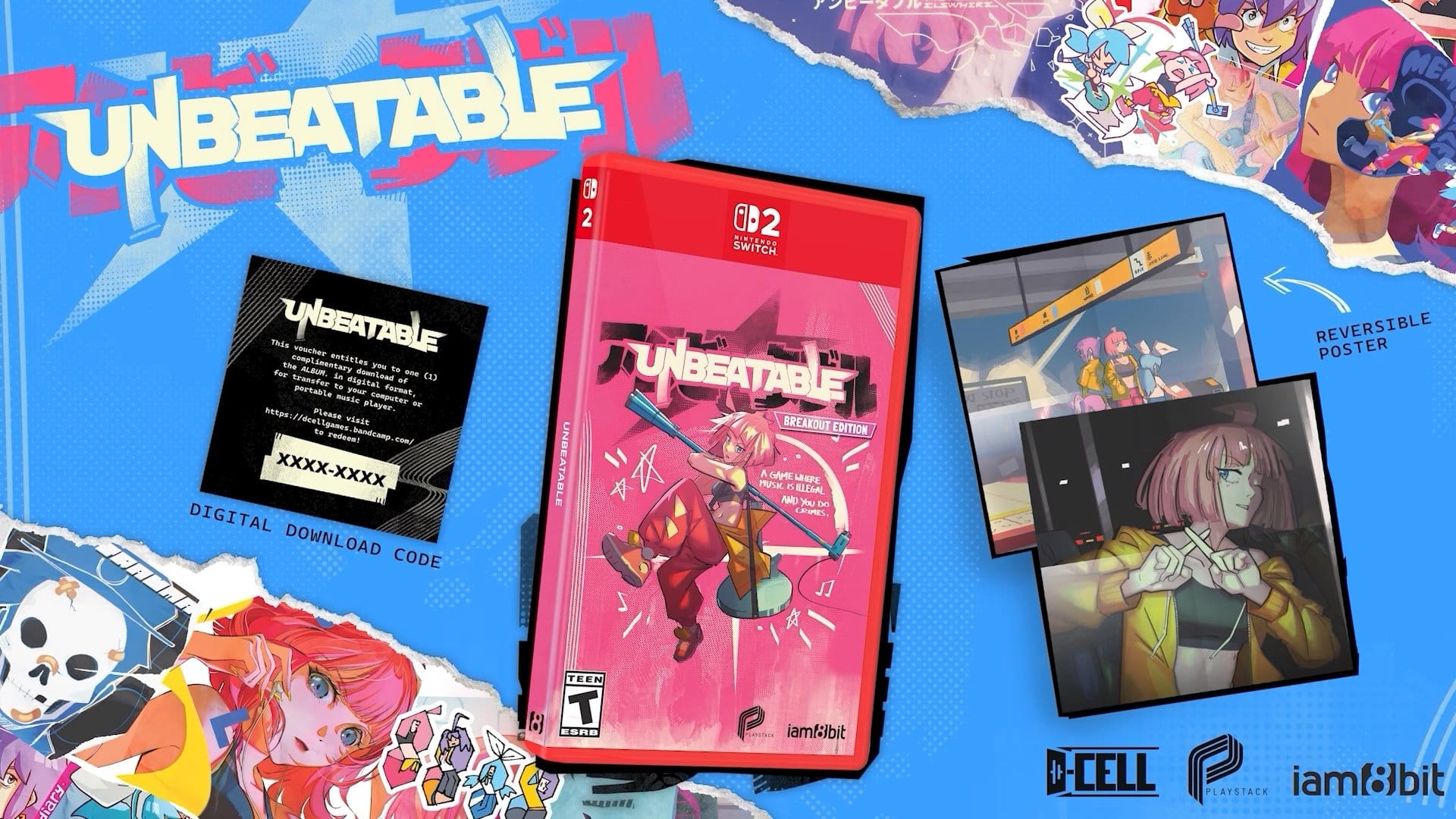 UNBEATABLE chegará ao Switch 2 em 27 de julho junto com o DLC “The Jamie Paige Content Companion”