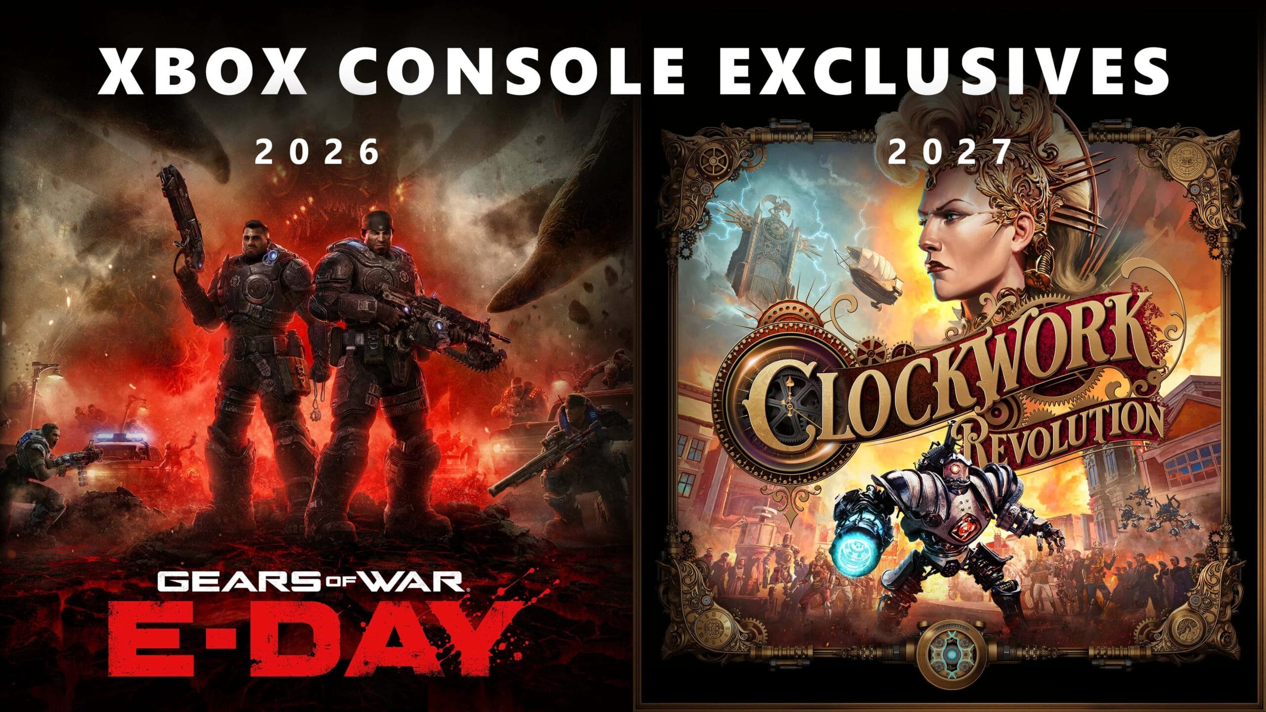 Xbox confirma que Gears of War: E-Day e Clockwork Revolution não são exclusivos temporários