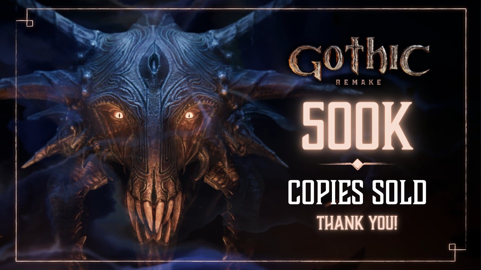 Gothic 1 Remake vende 500 mil cópias em sua primeira semana
