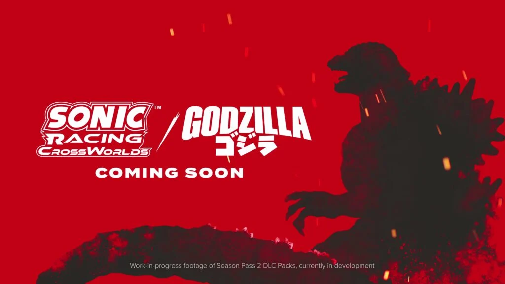 Sonic Racing: CrossWorlds terá Ano 2 de DLC com crossovers de Godzilla e Evangelion