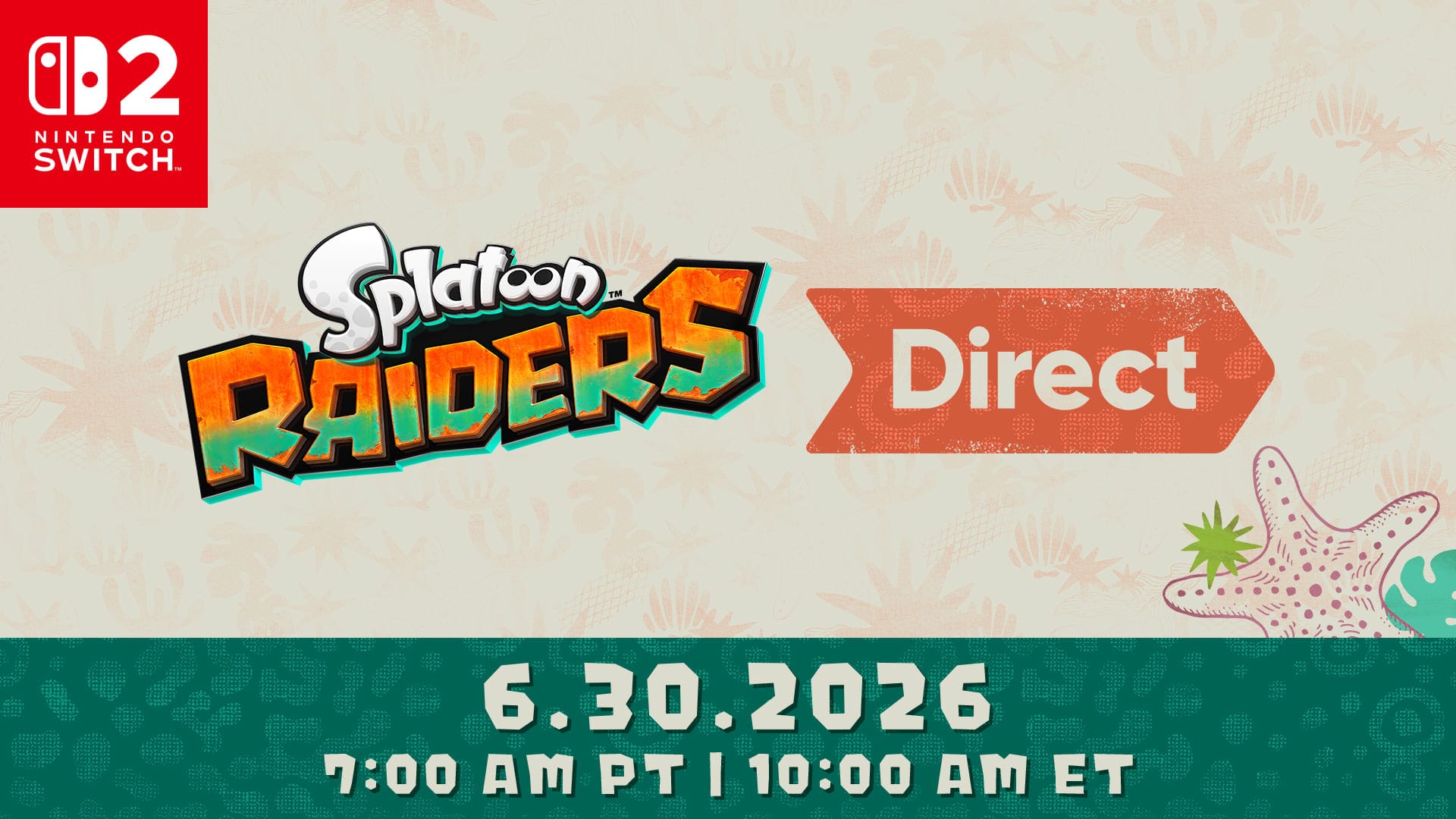 Nintendo anuncia Splatoon Raiders Direct para o dia 30 de junho