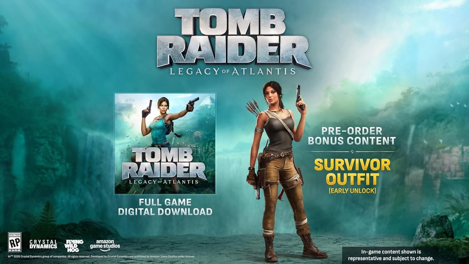 Tomb Raider: Legacy of Atlantis será lançado em 10 de Fevereiro de 2027