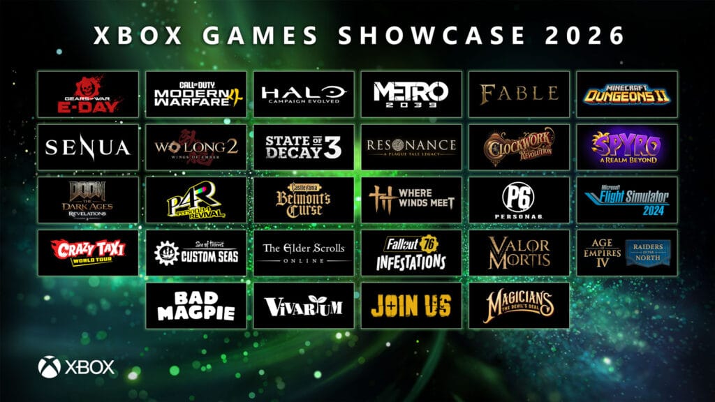 xbox games showcase