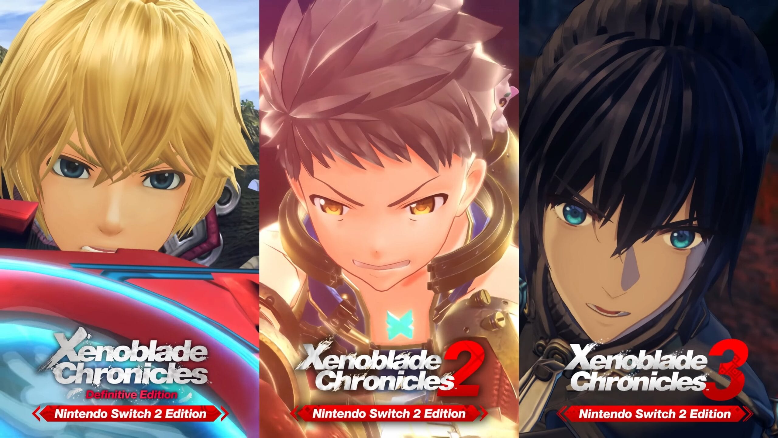 Nintendo anuncia edições aprimoradas da trilogia Xenoblade Chronicles para o Switch 2