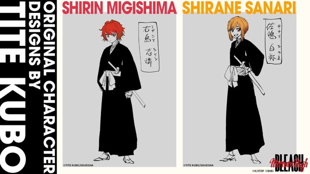 Bleach Mirrors High Protagonistas Design