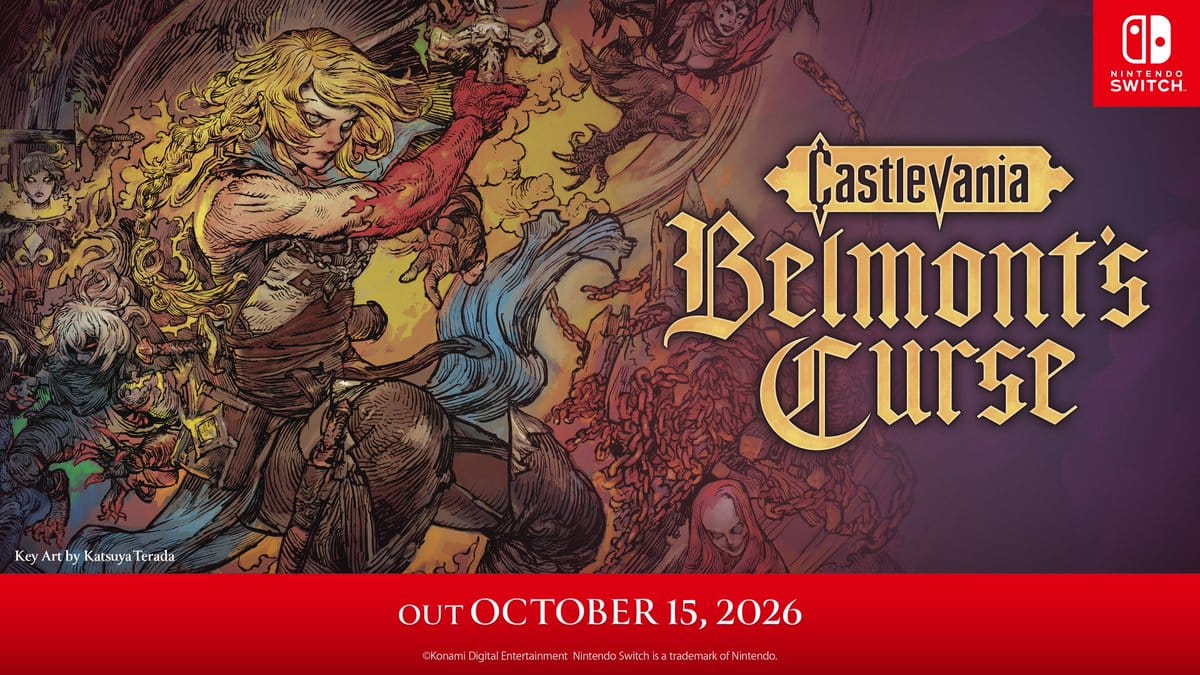 Castlevania: Belmont’s Curse será lançado para o Nintendo Switch em 15 de outubro